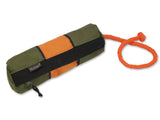 khaki/orange Mystique prey treat dog dummy