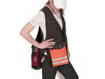 woman in Mystique waxed dog dummy vest
