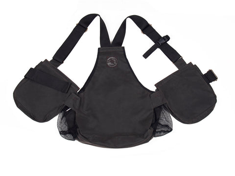 black waxed Mystique light dummy vest rear