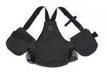 black waxed Mystique light dummy vest rear