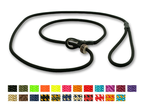 black 6mm German Field Trial Moxon gundog lead