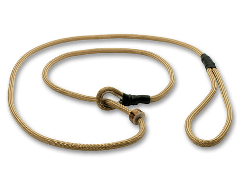 beige 6mm German Field Trial Moxon gundog lead