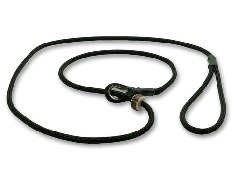 black 6mm German Field Trial Moxon gundog lead