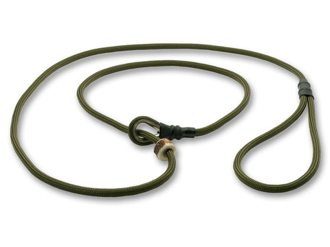 green 6mm German Field Trial Moxon gundog lead