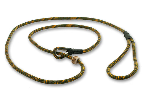 yellow/green 6mm German Field Trial Moxon gundog lead
