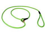 neon green 6mm German Field Trial Moxon gundog lead
