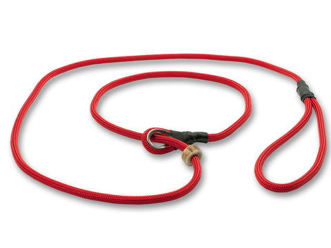 red 6mm German Field Trial Moxon gundog lead