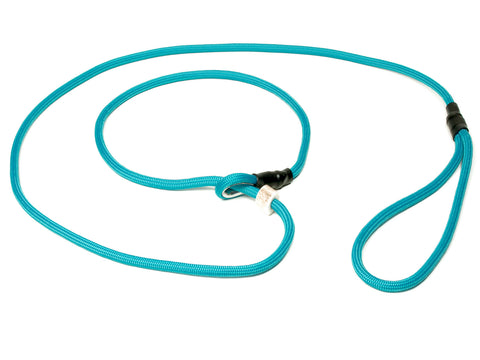 turquoise 6mm German Field Trial Moxon gundog lead