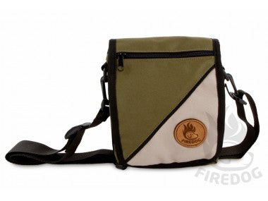khaki/white Firedog dog training bag