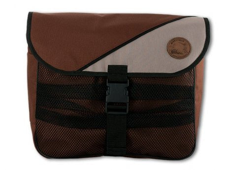 A brown/cream Mystique game bag for sale at Muntjac Trading