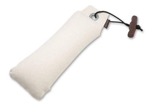 white Mystique canvas dog training dummy