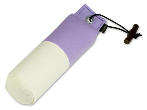 lilac/white large Mystique canvas dog training dummy