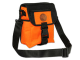 orange/black game or dummy bag