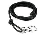 black braided lanyard