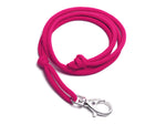 pink braided lanyard