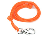 orange braided lanyard
