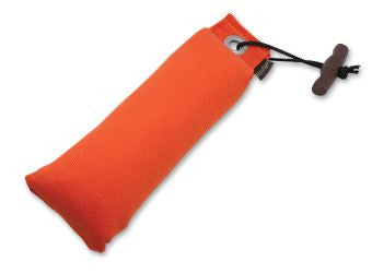 orange Mystique canvas dog training dummy