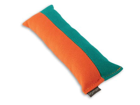 orange/green puppy training dummy