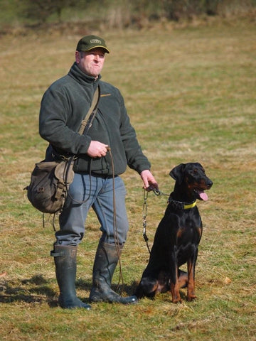 Stephen Bulled training a dog