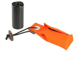 orange poo bag holder