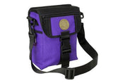 small purple game or dummy bag