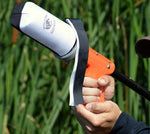 dummy launcher with white dummy