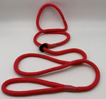 red braided slip head collar lead