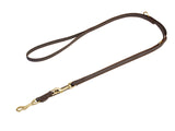 brown rubbered adjustable tracking lead