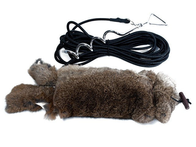 Running Rabbit Tie Bar Running Rabbit with Full Fur, Bolting Rabbit – Muntjac Trading