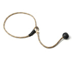 beige/blue healing collar with toggle