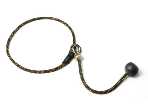 black/yellow healing collar with toggle