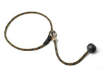black/yellow healing collar with toggle