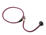 wine red healing collar with toggle