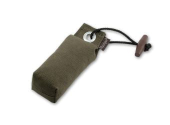 khaki canvas pocket dog dummy