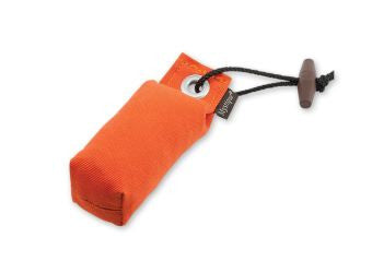 orange canvas pocket dog dummy