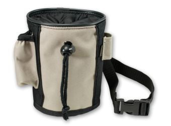 black/grey treat bag for dog training