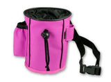 pink treat bag for dog training
