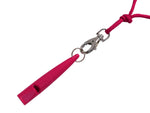 pink acme gundog whistle with lanyard