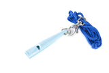 sky blue acme gundog whistle with lanyard