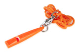 orange acme gundog whistle with lanyard