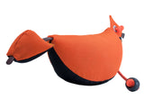 orange Chuck A Duc bird dummy