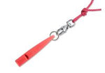 rouge pink acme gundog whistle with lanyard