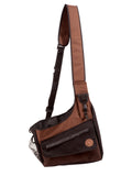 brown back-saver game bag
