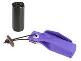 purple poo bag holder