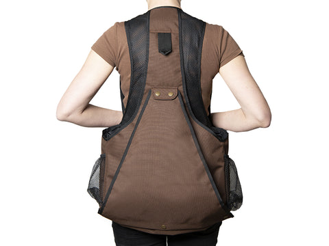 brown gundog dummy vest triangle design