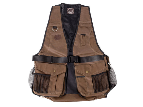 brown working dog dummy vest