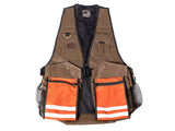 orange pockets on gundog dummy vest