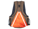 Mystique waxed dog dummy vest with orange back