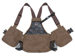 rear of brown Mystique light dummy vest 'Trainer cool'