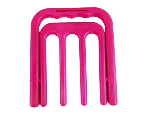 pink plastic game carrier